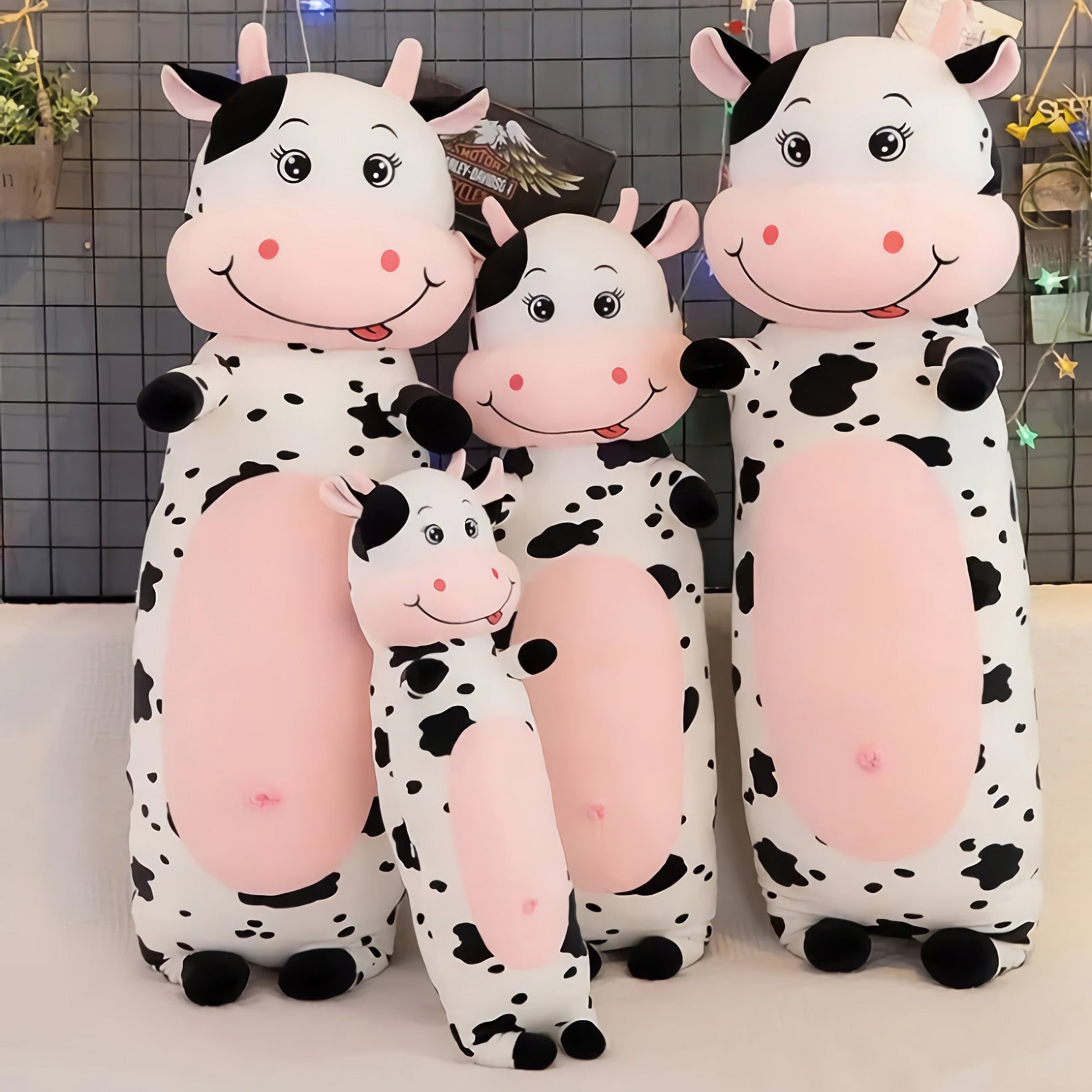 Moooodle Cow Plush Pillow - Hops and Pops - Cute - Plushies - Kawaii - Cow Plush - Stuffed Animals