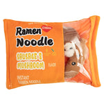 Orange Ramen Sausage & Mushroom Peeakaboo Plush Set - Hops and Pops - Cute - Plushies - Kawaii - Stuffed Animals