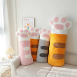 Pawfect Cat Paws Plush Pillow - Hops and Pops - Cute - Plushies - Kawaii - Cat Plush - Pink - Orange - Gray