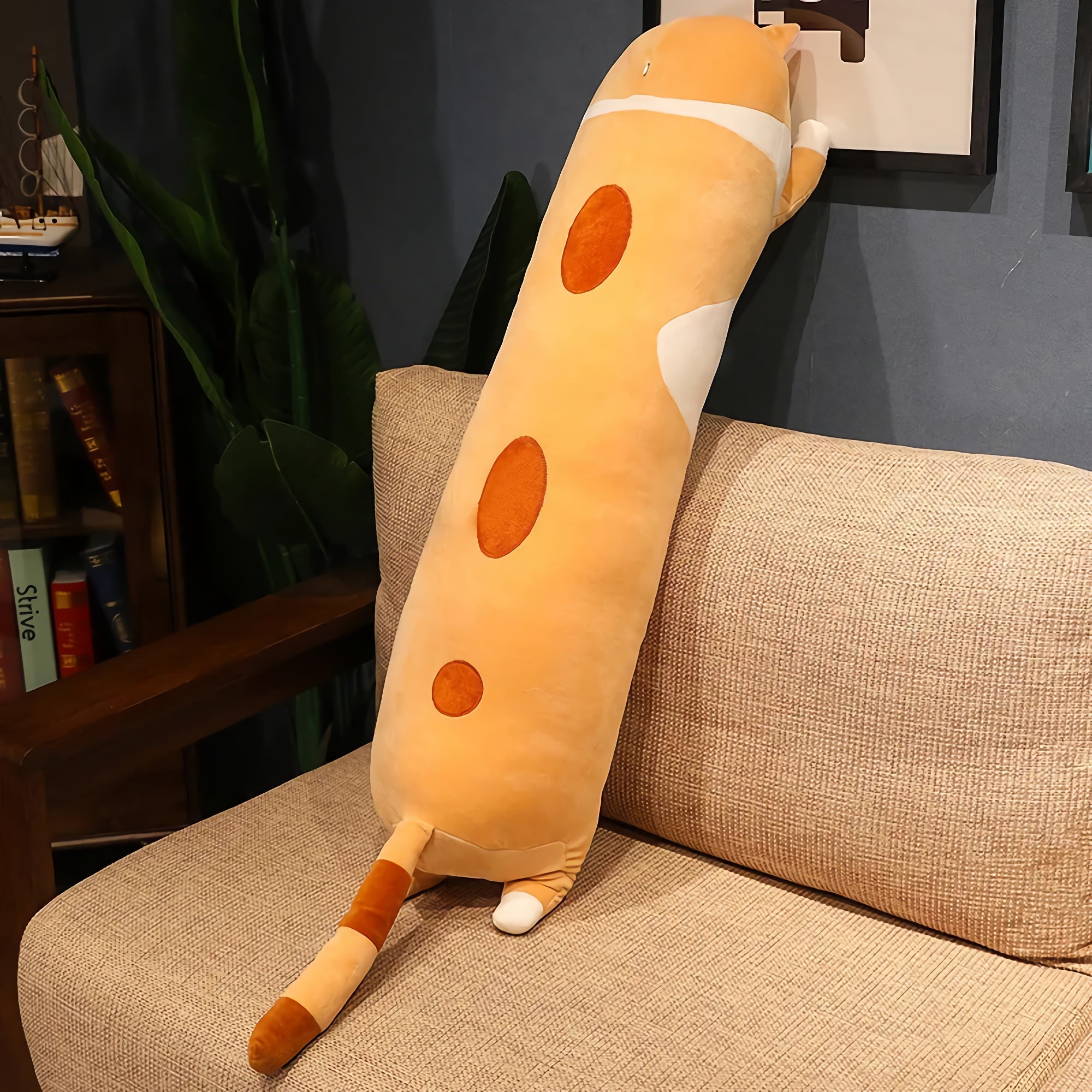 Paws Up! Looong Cat Plushies - Hops and Pops - Cute - Plushies - Kawaii - Cat Plush - Relaxed Plush