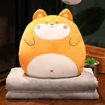 PillowPuff Snuggle Critter Blanket Plush Set - Hops and Pops - Cute - Plushies - Kawaii - Stuffed Animals