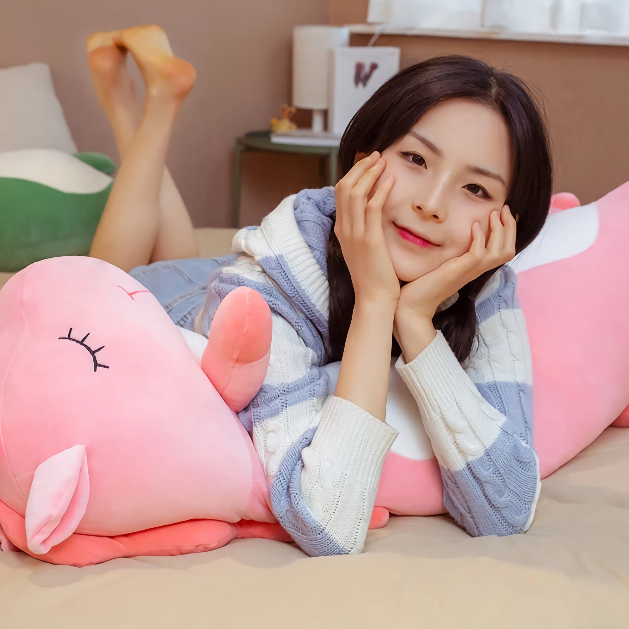 Plushy Snuggle Logs - Hops and Pops - Cute - Plushies - Kawaii - Stuffed Animals