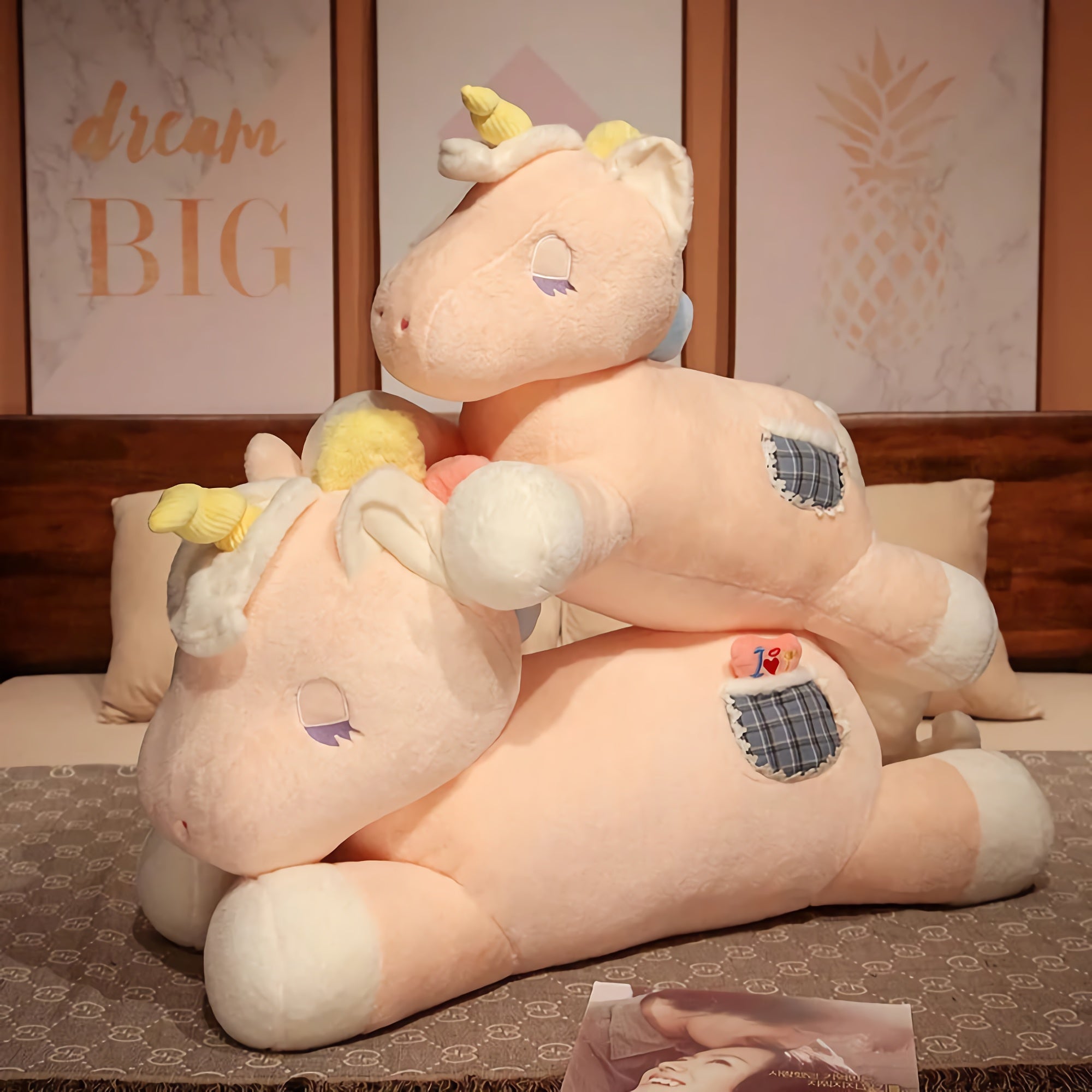 Pocket Dreamicorns, Cozy Companions with a Secret Surprise - Hops and Pops - Cute - Plushies - Kawaii - Unicorn Plush - Stuffed Animals