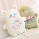 Pocket Pals Parade, Peekaboo Plush Set - Hops and Pops - Cute - Plushies - Kawaii - Stuffed Animals