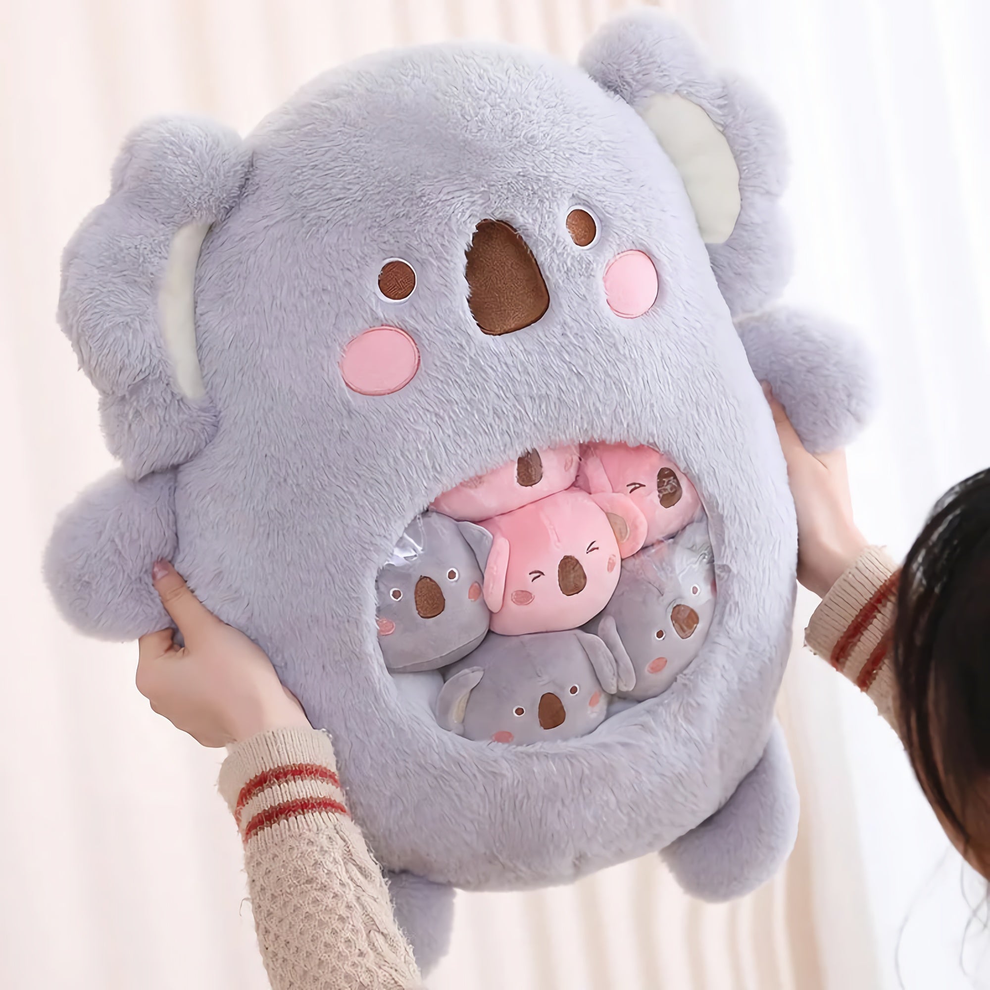 Pocket Pals Parade, Peekaboo Plush Set - Hops and Pops - Cute - Plushies - Kawaii - Stuffed Animals