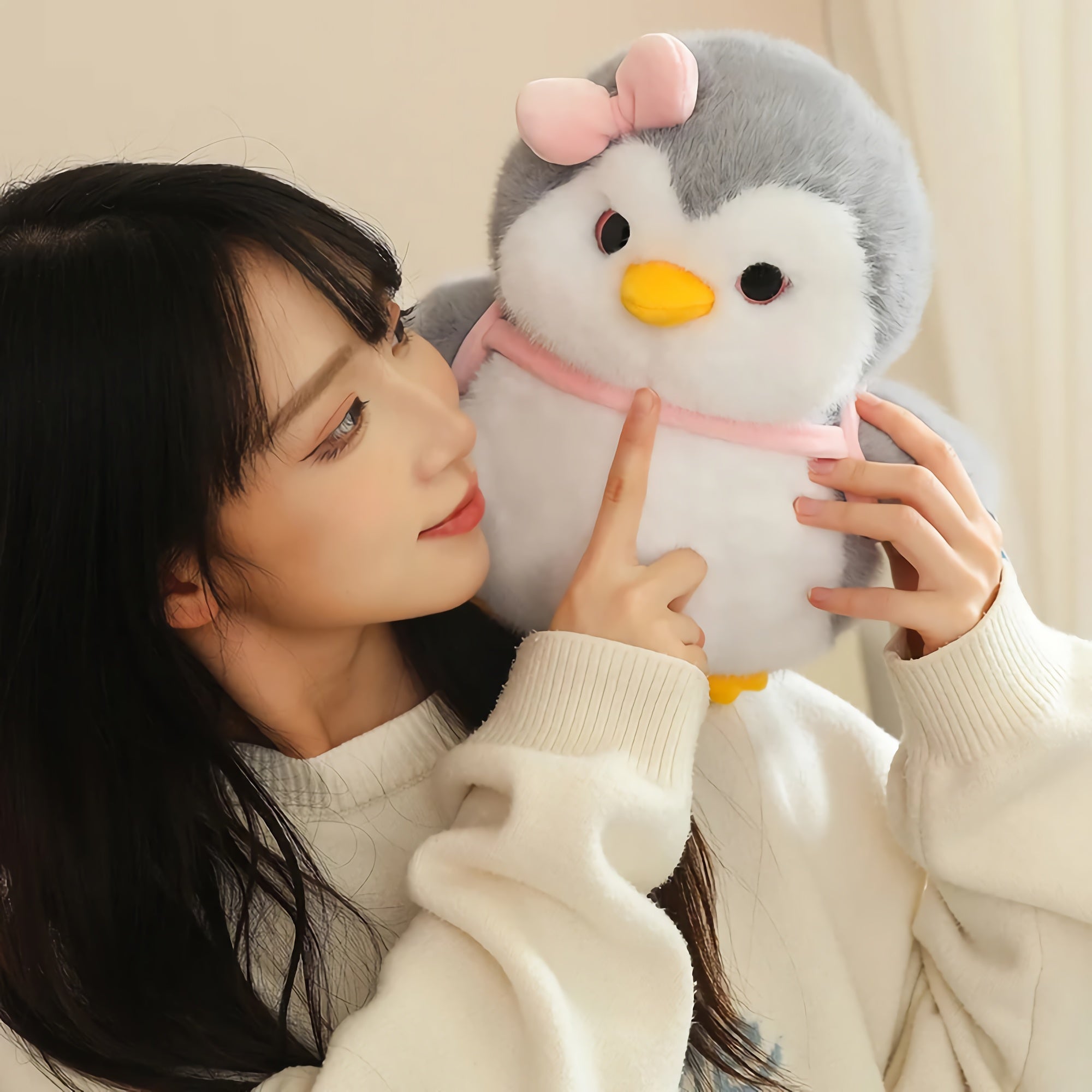 Puddle Pals Kawaii Penguin Plush - Hops and Pops - Cute - Plushies - Kawaii - Penguin Plush - Theme: Kawaii/Cute