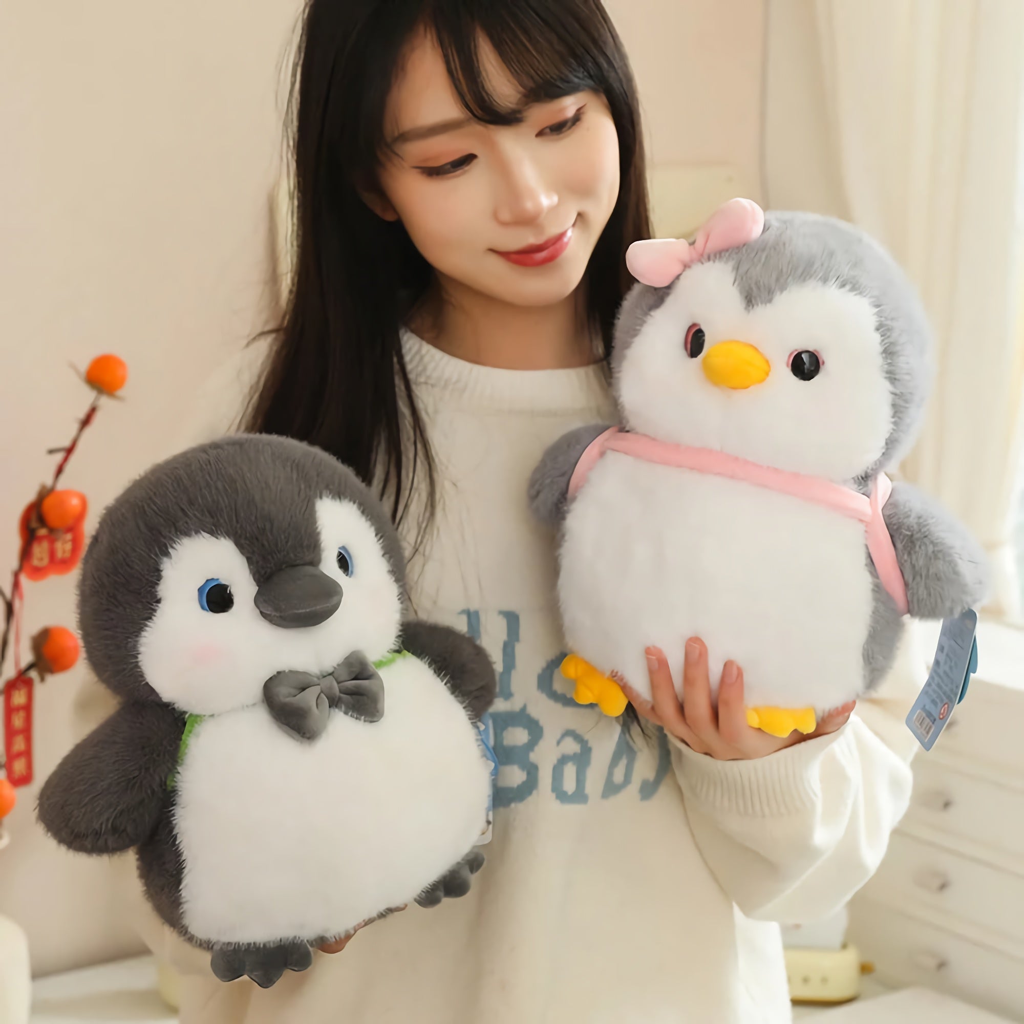 Puddle Pals Kawaii Penguin Plush - Hops and Pops - Cute - Plushies - Kawaii - Penguin Plush - Stuffed Animals