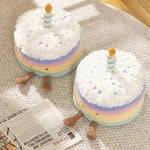 Rainbow Plush Cake - Hops and Pops - Cute - Plushies - Kawaii - Theme: Food-Inspired