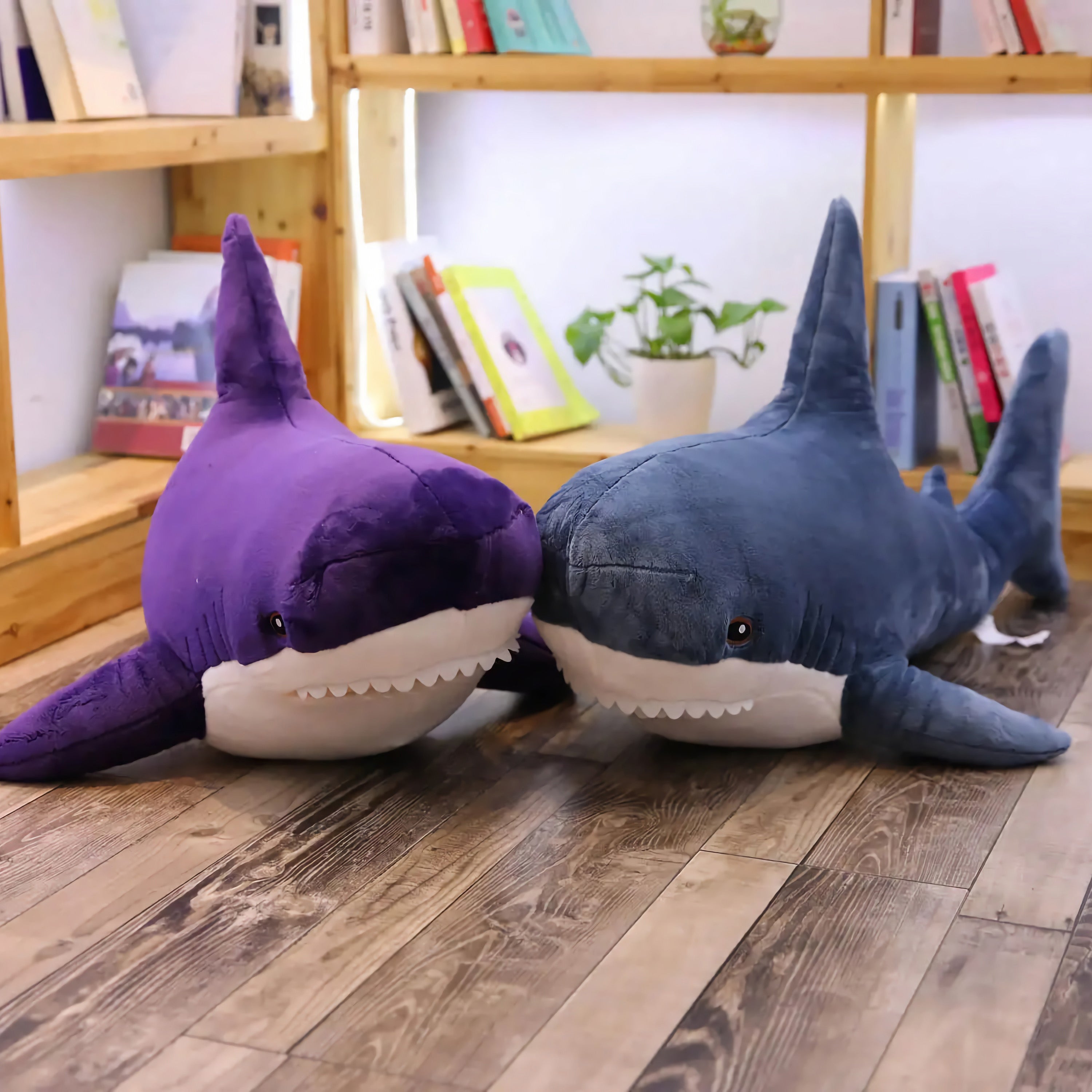 Reef Shark Plush Blanket Set - Hops and Pops - Cute - Plushies - Kawaii - Shark Plush - Stuffed Animals