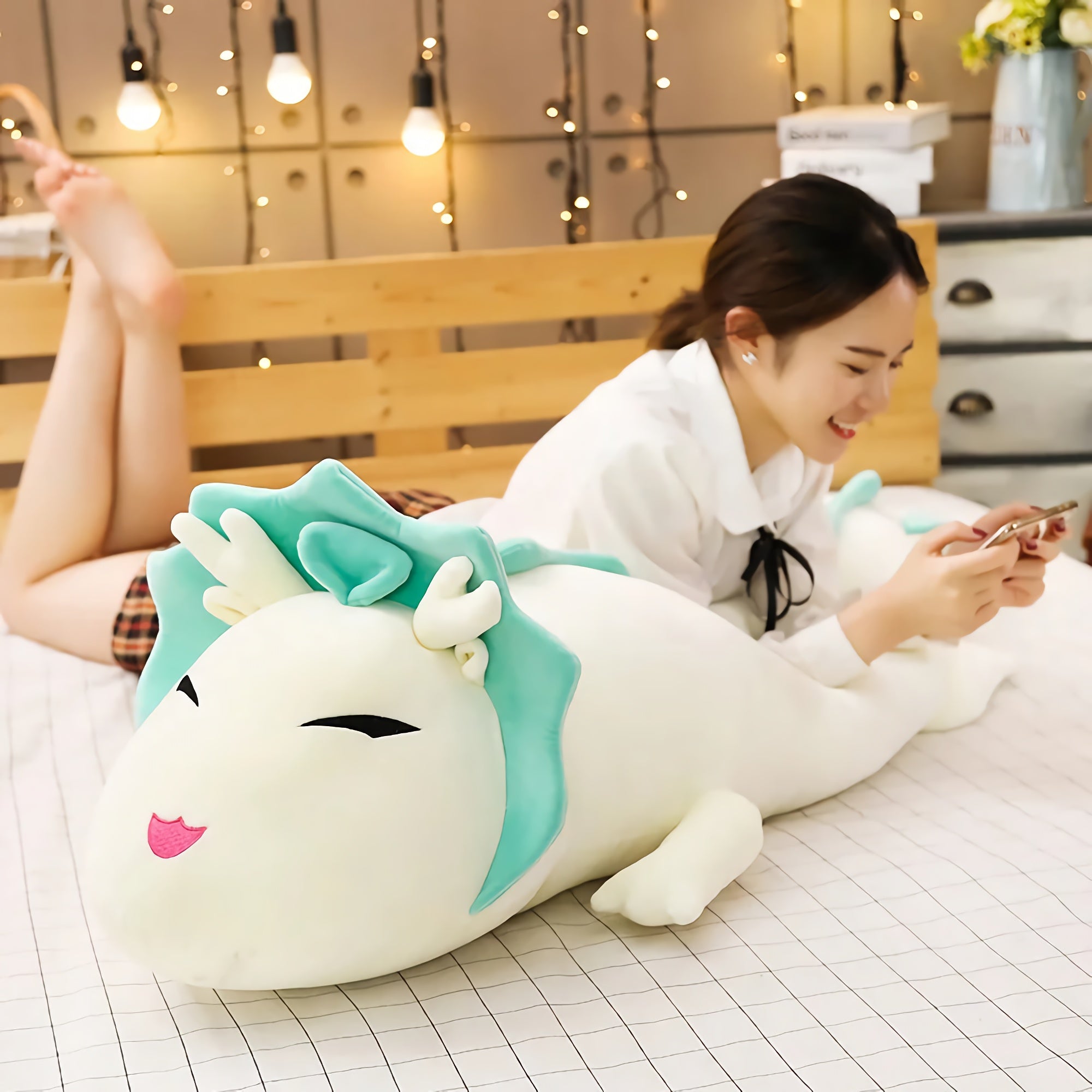 Serene Sky Dragons - Hops and Pops - Cute - Plushies - Kawaii - Dragon Plush - Stuffed Animals