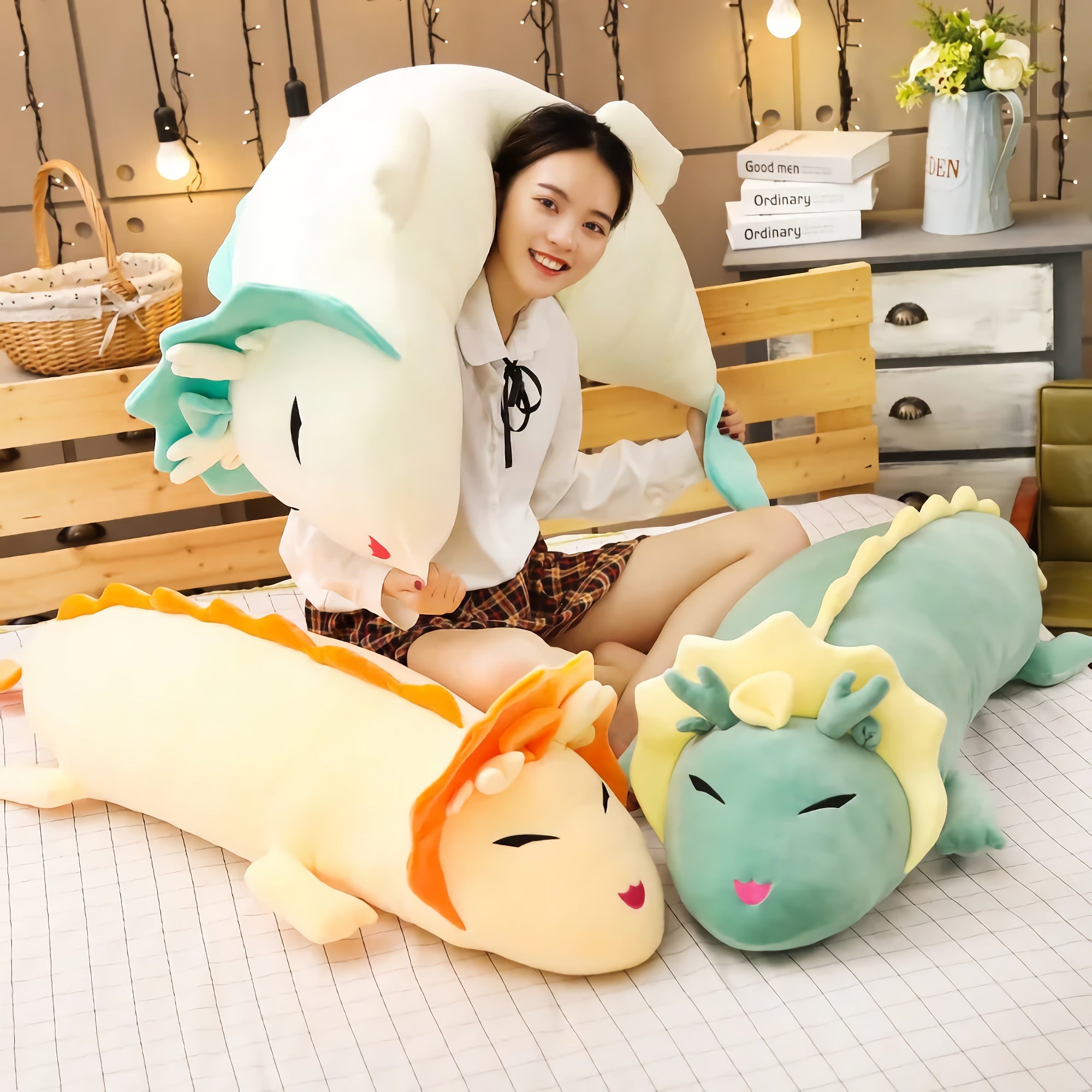 Serene Sky Dragons - Hops and Pops - Cute - Plushies - Kawaii - Dragon Plush - Accessories: Wings & Horns