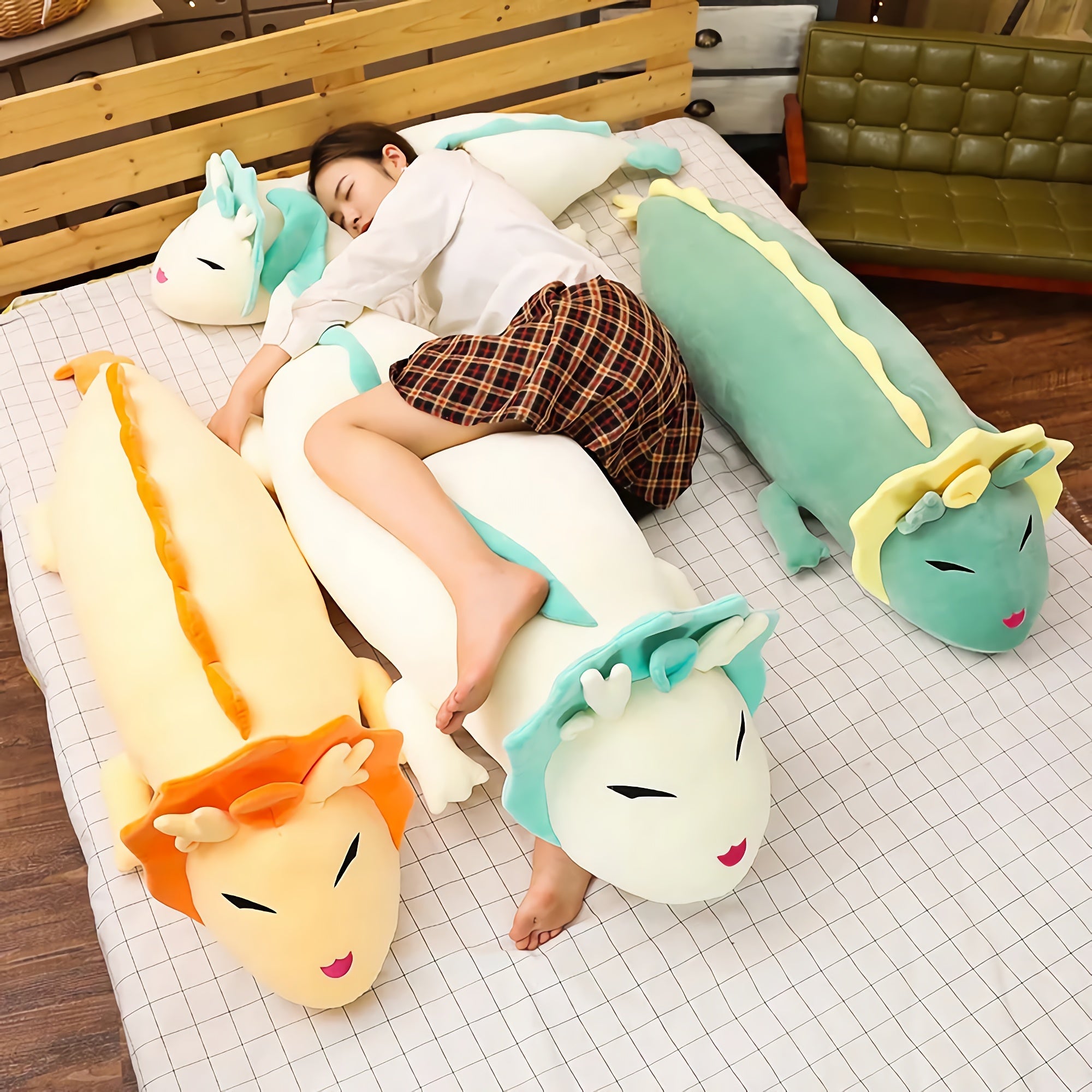 Serene Sky Dragons - Hops and Pops - Cute - Plushies - Kawaii - Dragon Plush - Theme: Fantasy, Kawaii/Cute