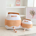 Sippy Paws Cat Milk & Juice Box Plushies - Hops and Pops - Cute - Plushies - Kawaii - Sweets Plush - Theme: Food-Inspired, Cartoonish