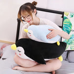 Sleepy Waddle Penguins Plush - Hops and Pops - Cute - Plushies - Kawaii - Penguin Plush - Stuffed Animals