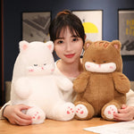 Snooze Paws Sleepy Cat Plushie - Hops and Pops - Cute - Plushies - Kawaii - Cat Plush - Stuffed Animals