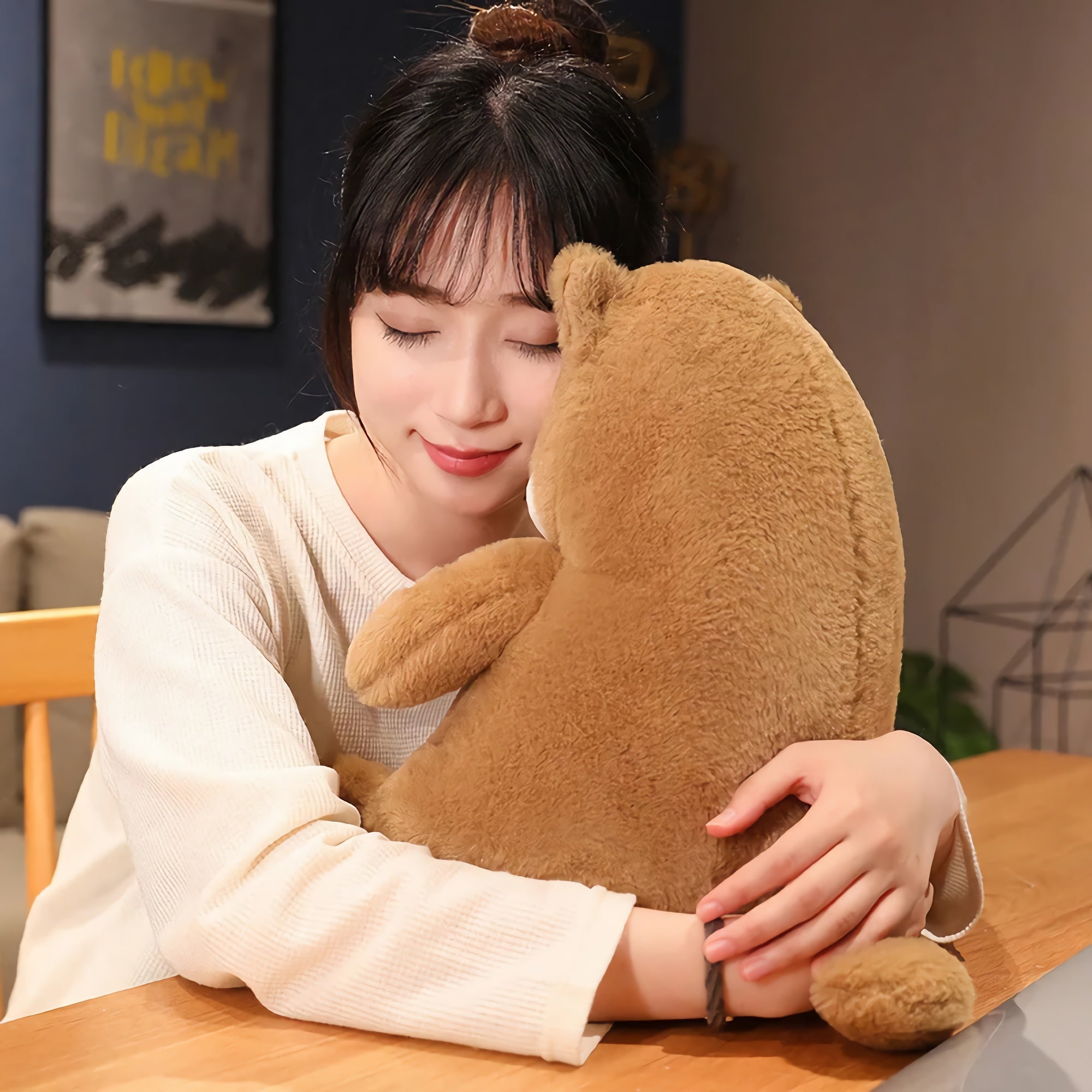 Snooze Paws Sleepy Cat Plushie - Hops and Pops - Cute - Plushies - Kawaii - Cat Plush - Theme: Kawaii/Cute