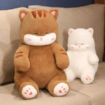 Snooze Paws Sleepy Cat Plushie - Hops and Pops - Cute - Plushies - Kawaii - Cat Plush - Stuffed Animals