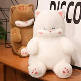 Snooze Paws Sleepy Cat Plushie - Hops and Pops - Cute - Plushies - Kawaii - Cat Plush - Stuffed Animals