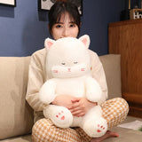 Snooze Paws Sleepy Cat Plushie - Hops and Pops - Cute - Plushies - Kawaii - Cat Plush - Stuffed Animals