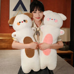 Snoozy Pup Pillars Puppy Plushies - Hops and Pops - Cute - Plushies - Kawaii - Dog Plush - Stuffed Animals