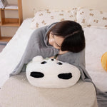 SnuggleBites 2-in-1 Plush Pillow & Cozy Blanket Set - Hops and Pops - Cute - Plushies - Kawaii - Size: Regular