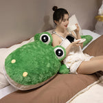 SnuggleGator Jumbo Crocodile Plushie - Hops and Pops - Cute - Plushies - Kawaii - Crocodile Plush - Aquatic Creatures Plush