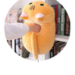SnuggleMeow Adorable Round Cat Plush Pillow - Hops and Pops - Cute - Plushies - Kawaii - Cat Plush - Stuffed Animals