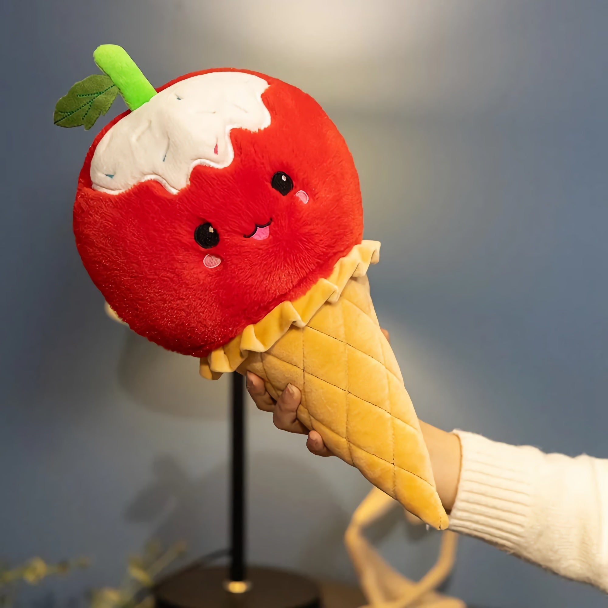 Sprinkle Swirl Scoops, Plush Ice Cream Cone Cuties - Hops and Pops - Cute - Plushies - Kawaii - Sweets Plush - Stuffed Animals