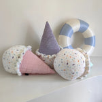 Sprinkle Swirl Scoops Plush Pillows - Hops and Pops - Cute - Plushies - Kawaii - Sweets Plush - Stuffed Animals