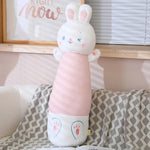 Striped Bunny Plush Pillows - Hops and Pops - Cute - Plushies - Kawaii - Rabbit Plush - Size: Big