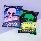 Surrender Squad, Alien Pudding Peekaboo Plush Set - Hops and Pops - Cute - Plushies - Kawaii - Alien Plush - Stuffed Animals