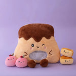 Sweetie Puff Puddings, Peekaboo Dessert Plush Set - Hops and Pops - Cute - Plushies - Kawaii - Stuffed Animals