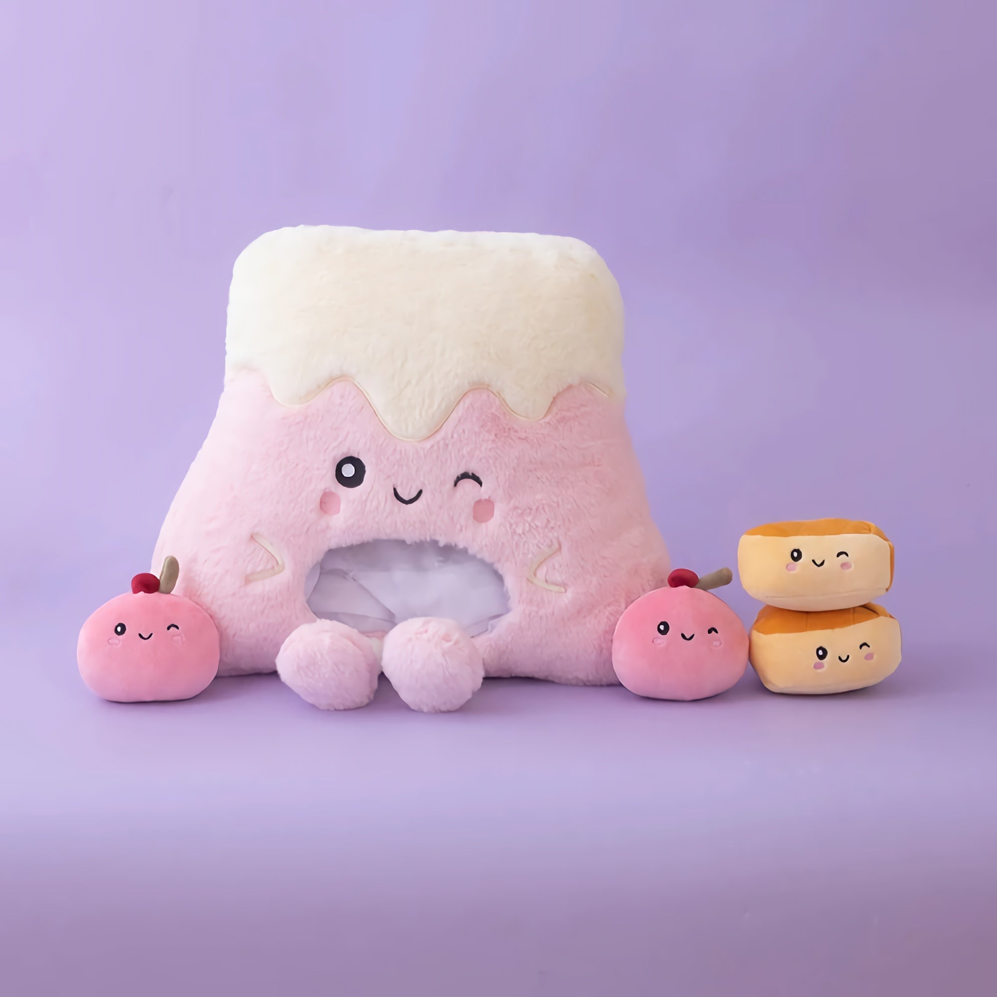 Sweetie Puff Puddings, Peekaboo Dessert Plush Set - Hops and Pops - Cute - Plushies - Kawaii - Size: Regular