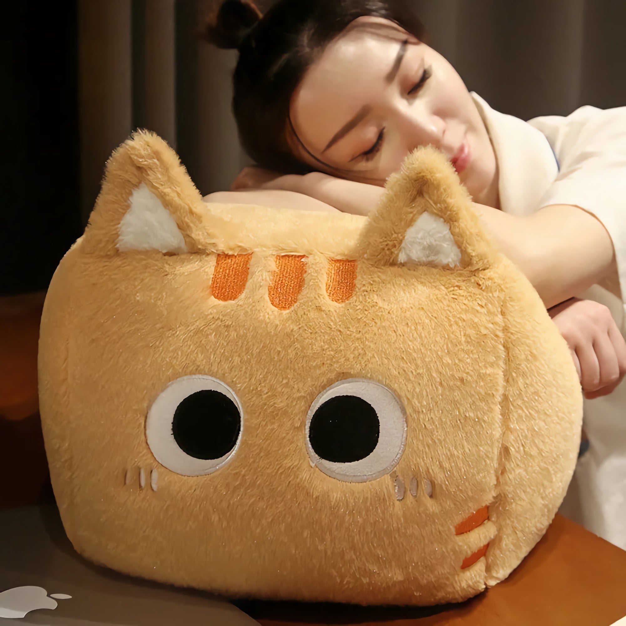 Tofu Cat Plushies - Soft & Squishy Cube Companions - Hops and Pops - Cute - Plushies - Kawaii - Cat Plush - Theme: Cartoonish