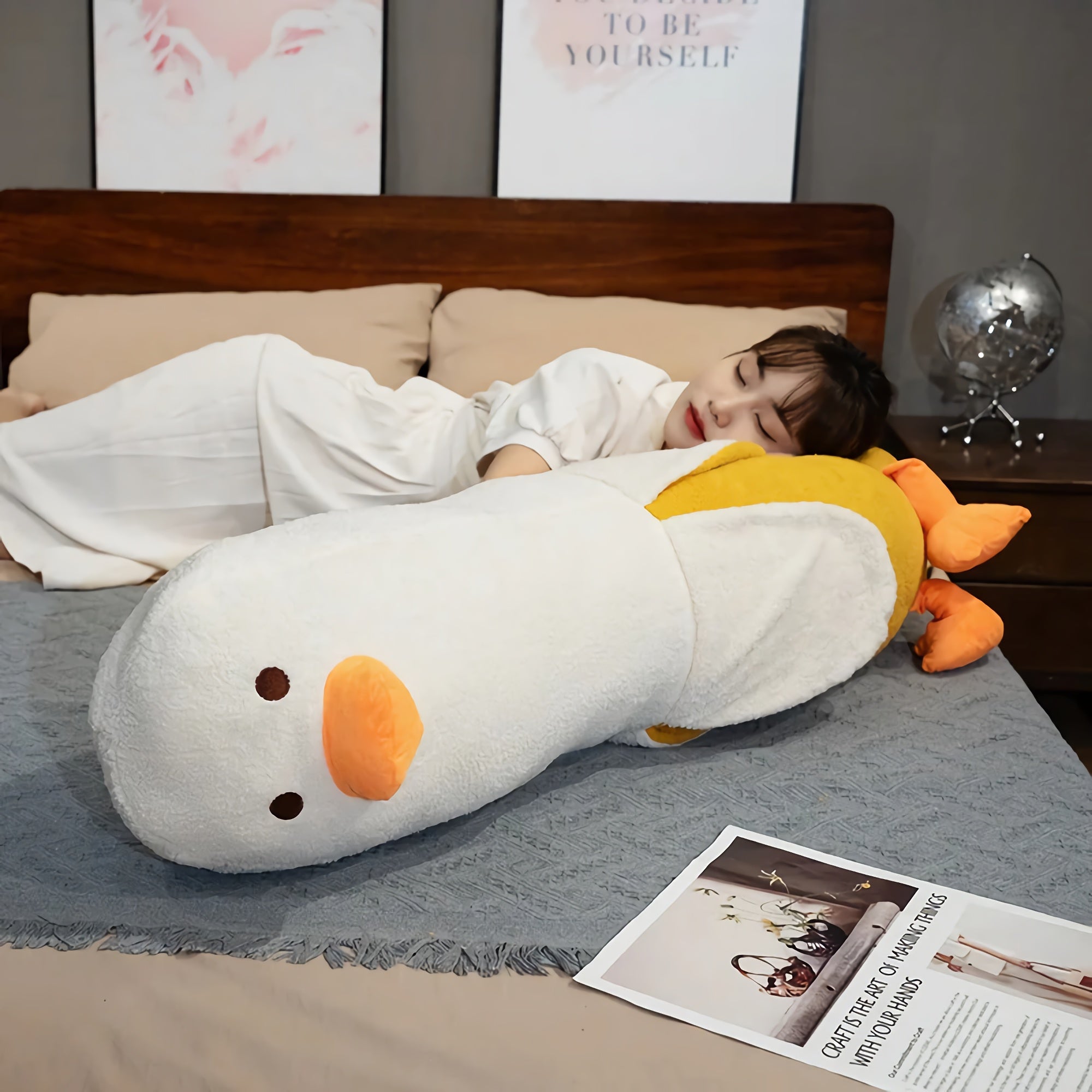Waddle Banano, The Quirky Banana Duck Plush - Hops and Pops - Cute - Plushies - Kawaii - Fruits Plush - Farm & Wild Animals Plush