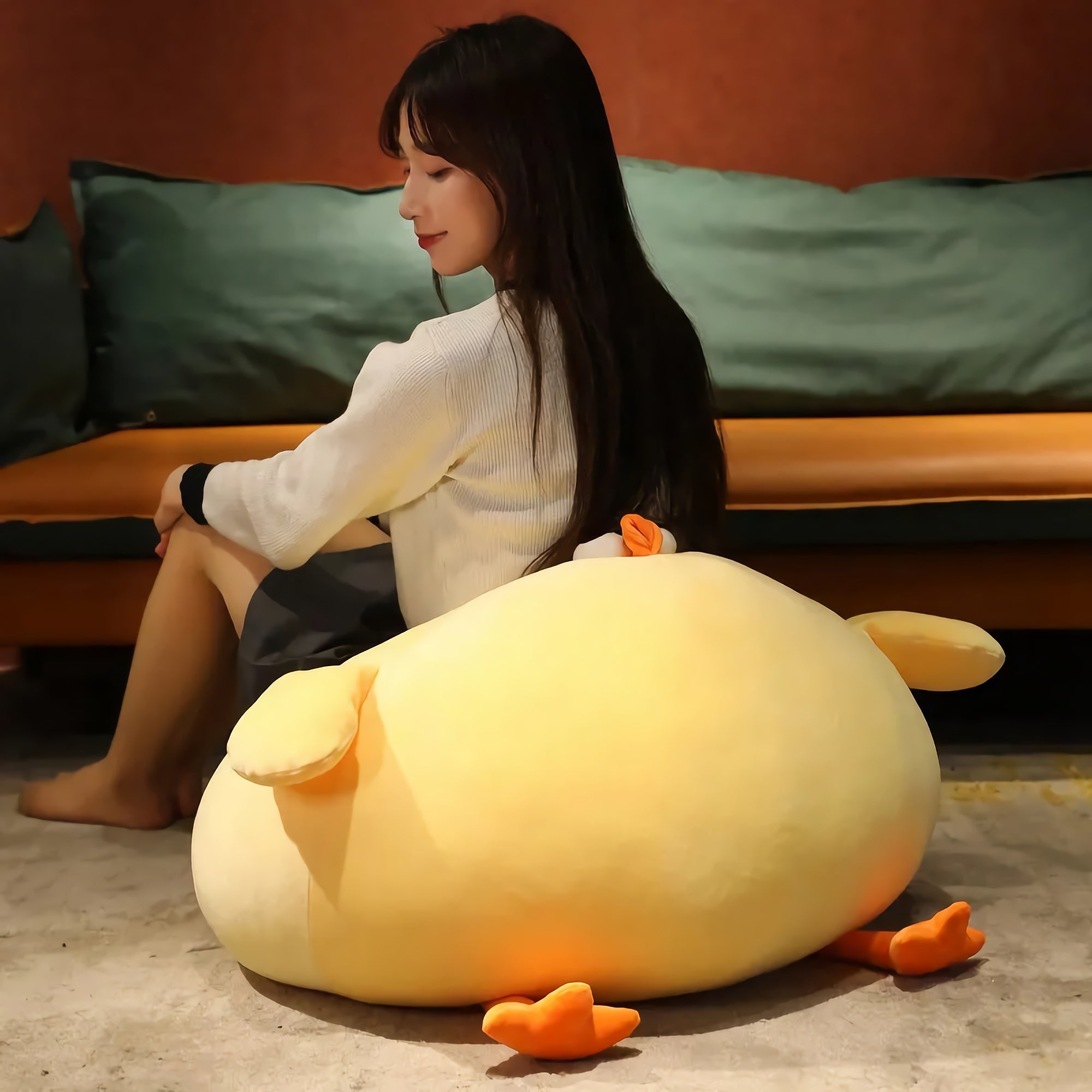 Wobbly Waddle Chick Plushie - Hops and Pops - Cute - Plushies - Kawaii - Chicken Plush - Theme: Cartoonish