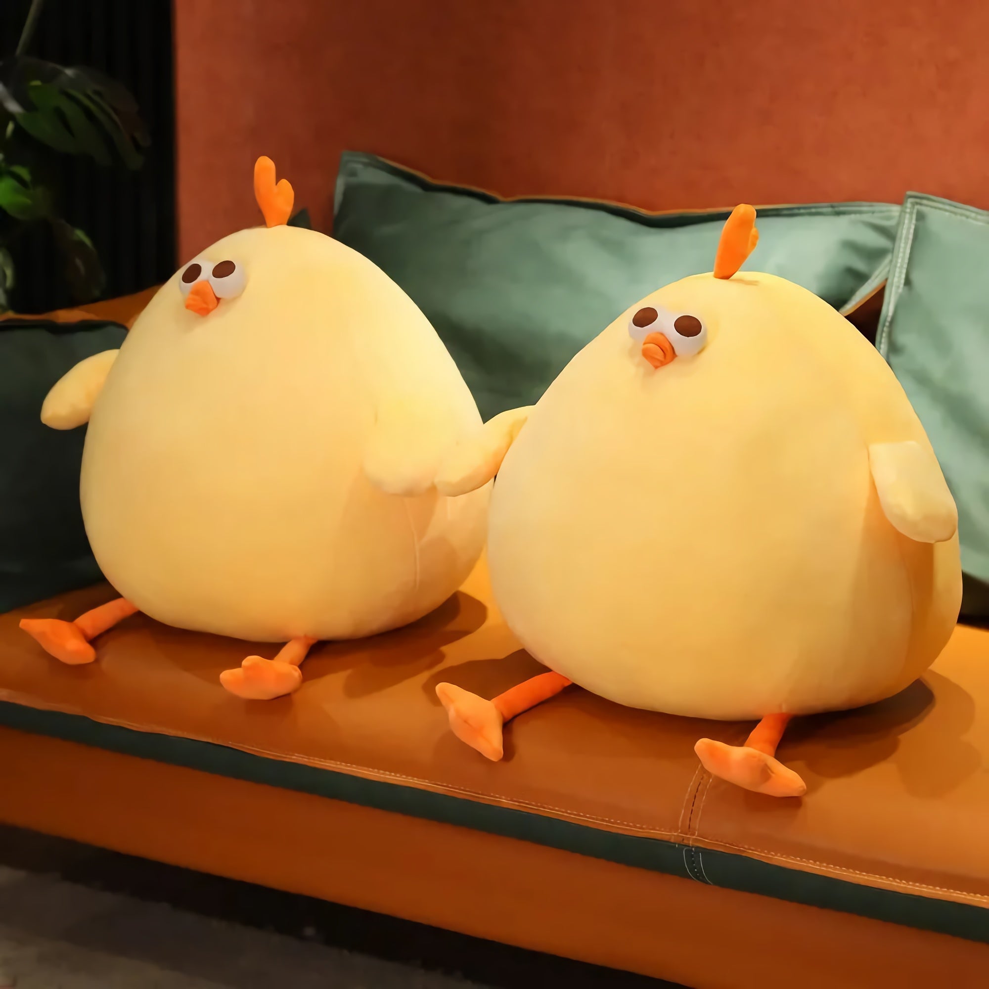 Wobbly Waddle Chick Plushie - Hops and Pops - Cute - Plushies - Kawaii - Chicken Plush - Stuffed Animals