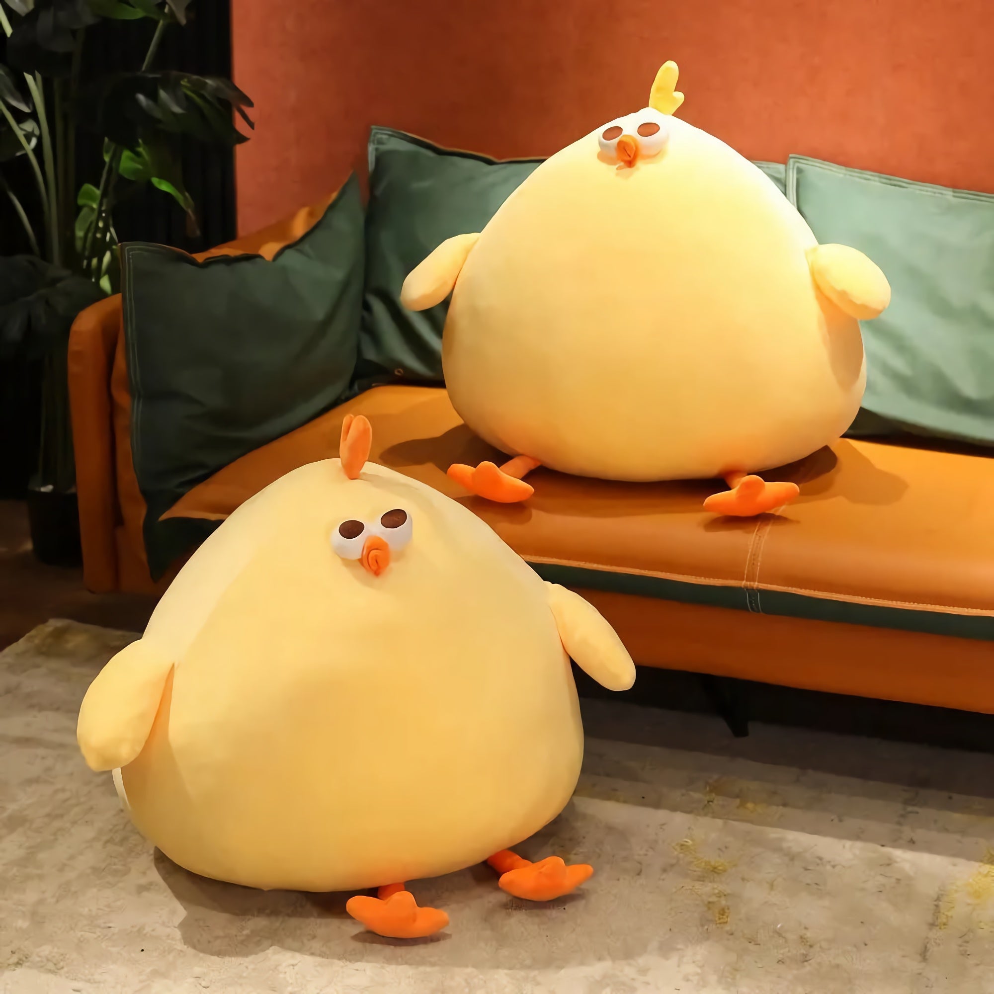Wobbly Waddle Chick Plushie - Hops and Pops - Cute - Plushies - Kawaii - Chicken Plush - Stuffed Animals