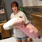 Zzzoo Buddies Looong Animal Plushies for Dreamy Snuggles - Hops and Pops - Cute - Plushies - Kawaii - Features: Printed Patterns