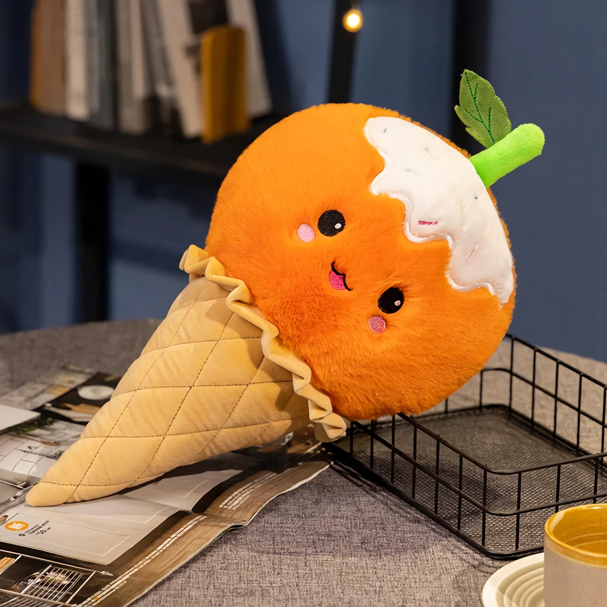 Sprinkle Swirl Scoops, Plush Ice Cream Cone Cuties