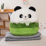 SnuggleBites 2-in-1 Plush Pillow & Cozy Blanket Set