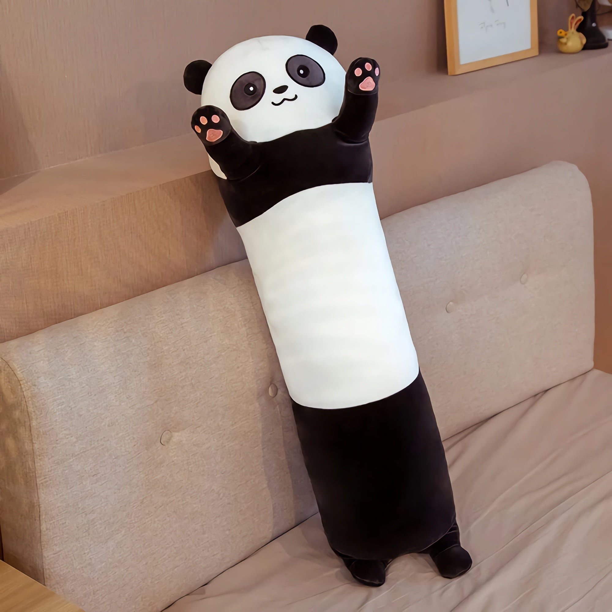 Long Panda & Koala Plush Pillows