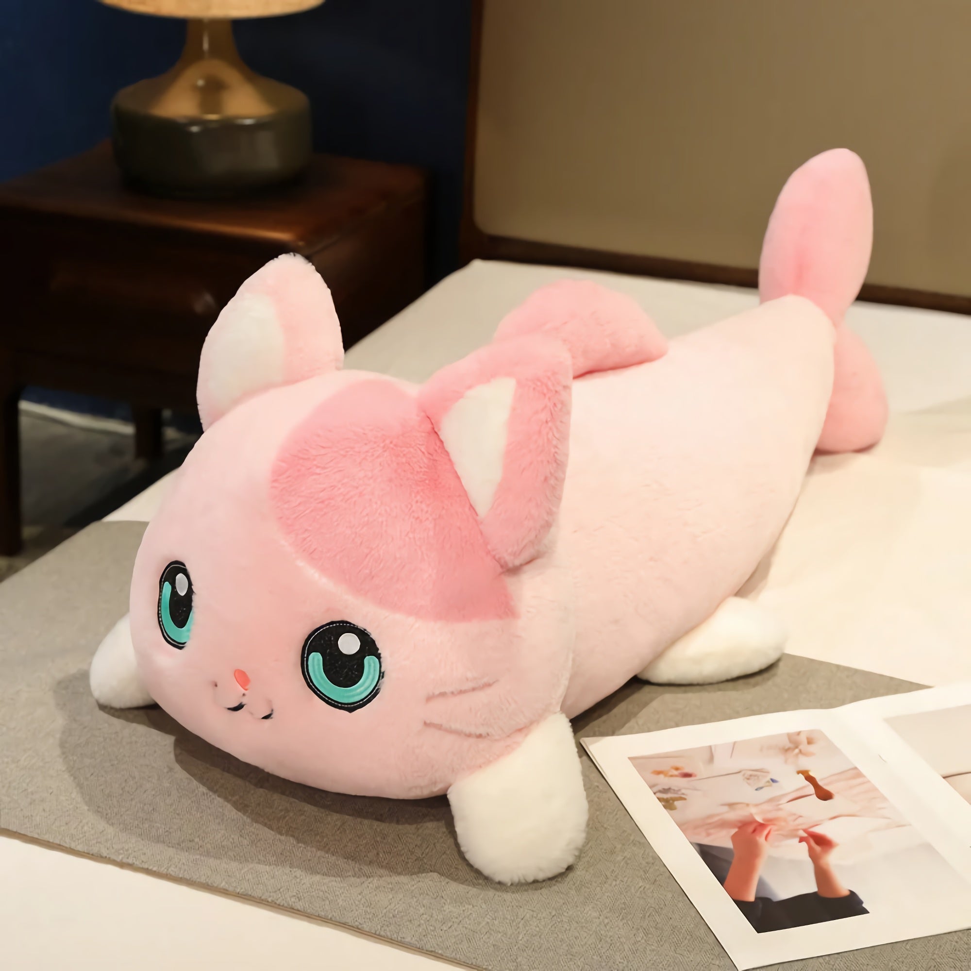 Mermeow Plush Magical Cat-Fish Pillow