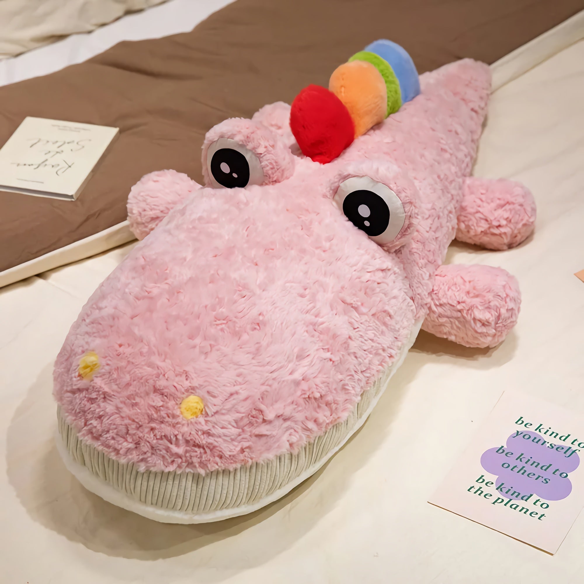 SnuggleGator Jumbo Crocodile Plushie