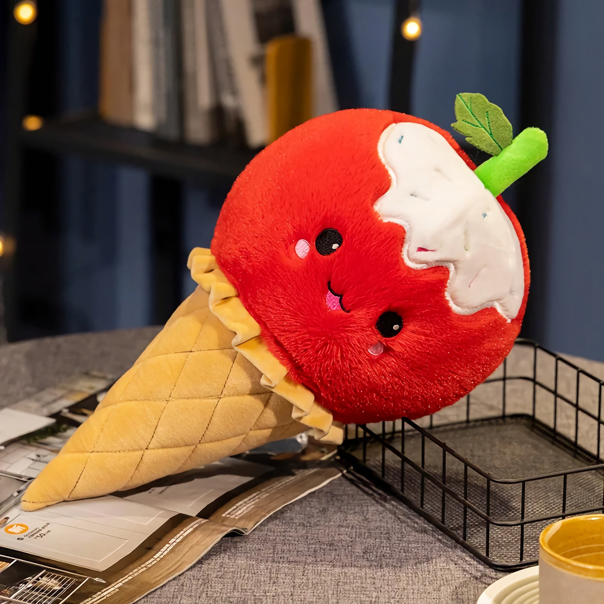 Sprinkle Swirl Scoops, Plush Ice Cream Cone Cuties