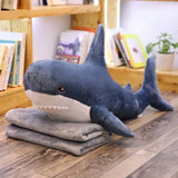 Reef Shark Plush Blanket Set