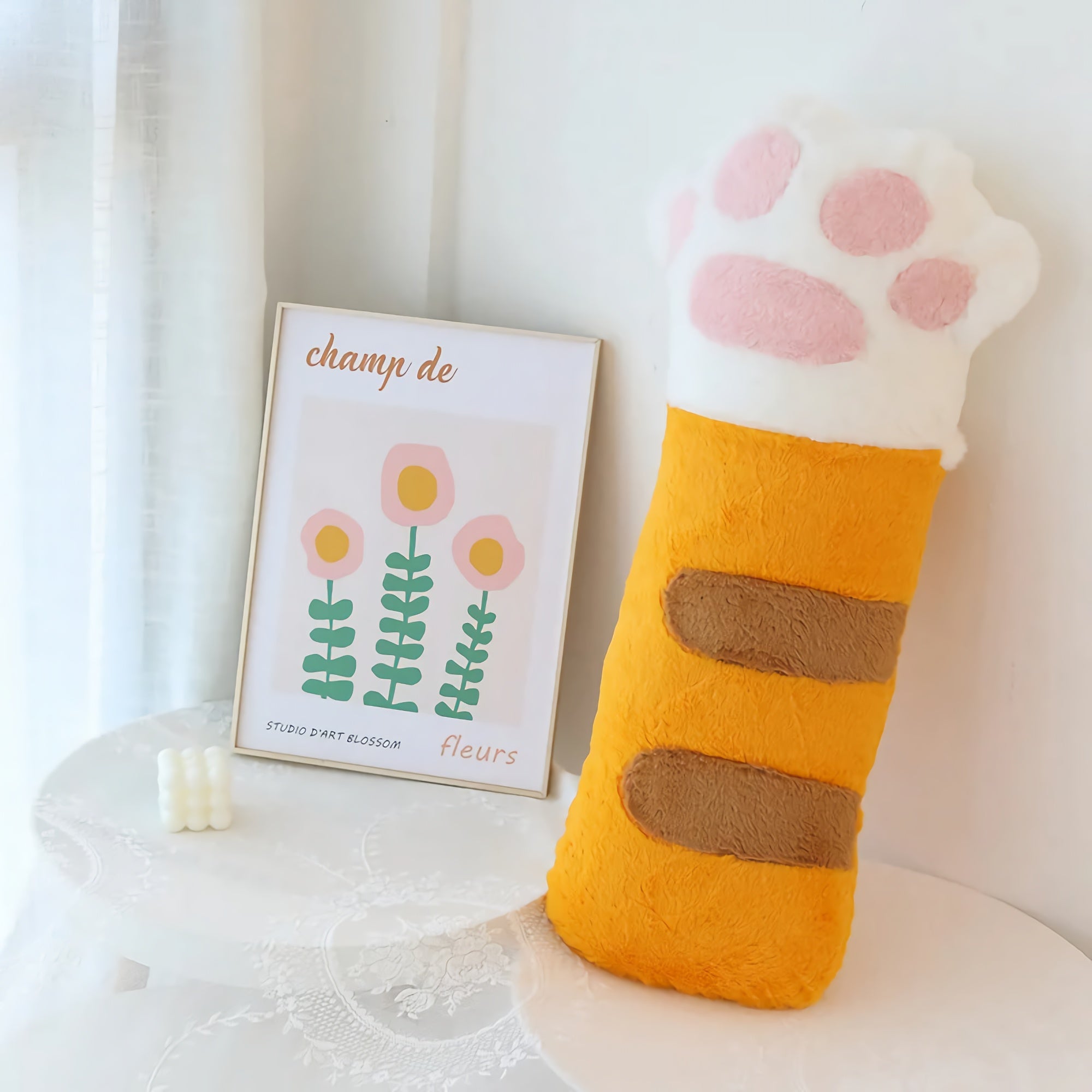 Pawfect Cat Paws Plush Pillow