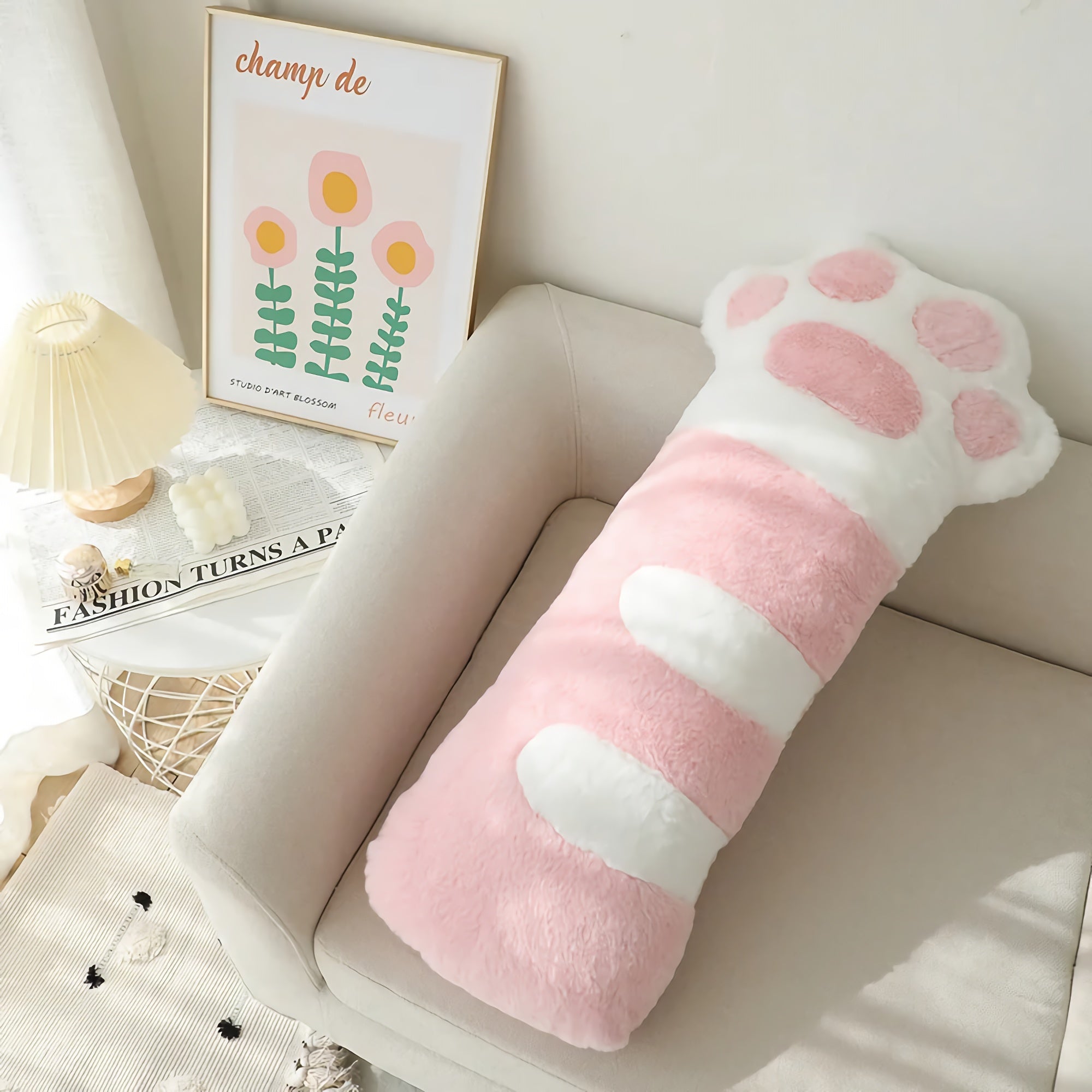 Pawfect Cat Paws Plush Pillow