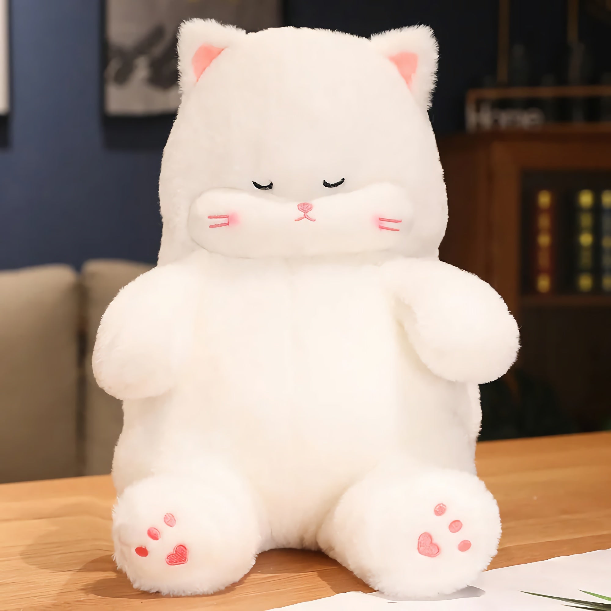 Snooze Paws Sleepy Cat Plushie