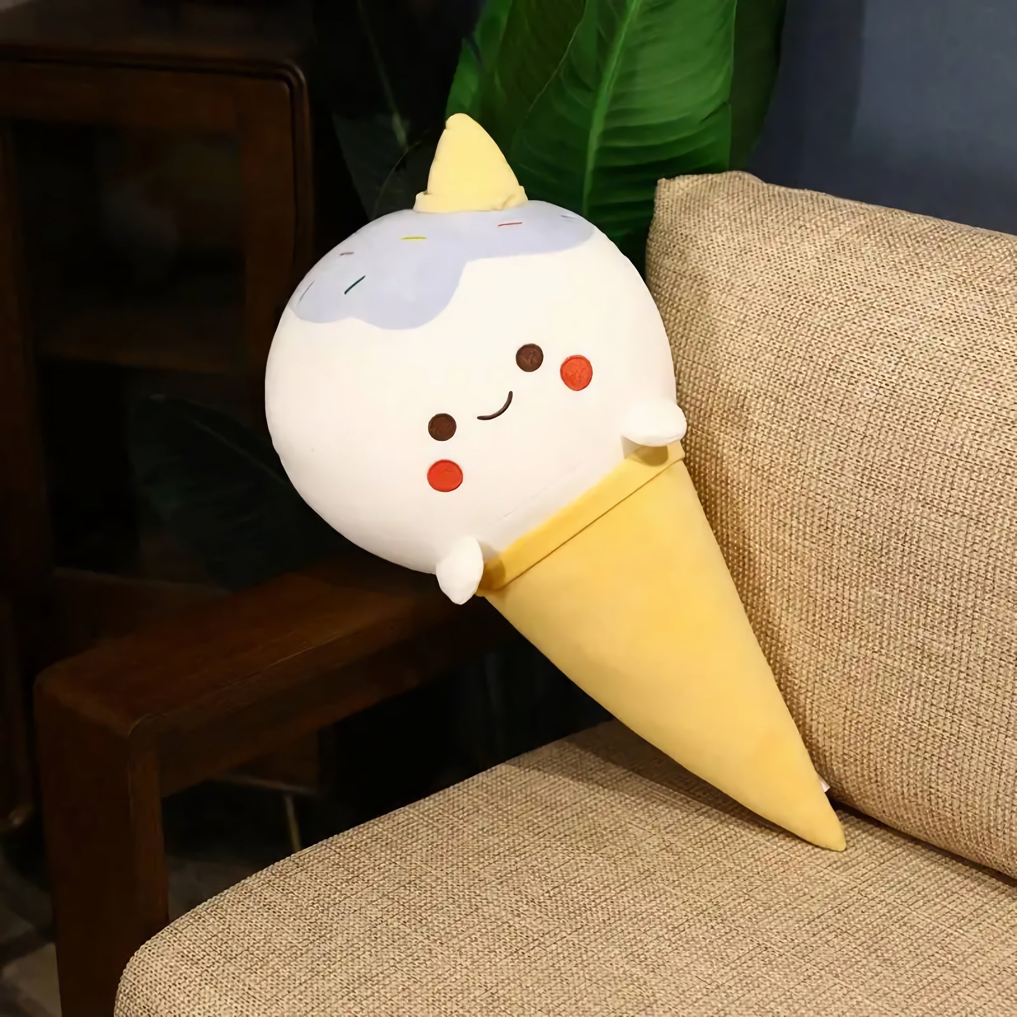 Cone Cuties, Kawaii Ice Cream Plush Cushions